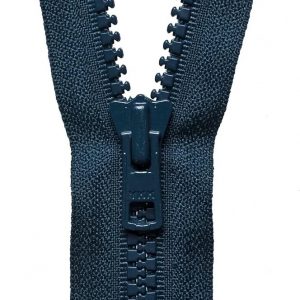 Vislon Heavyweight Open-End Zip: 46cm or 18.11in: Dark Navy