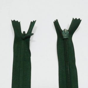 Concealed Zip: 56cm: Bottle Green