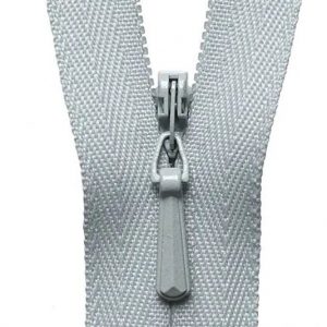 Concealed Zip: 56cm: Pale Grey