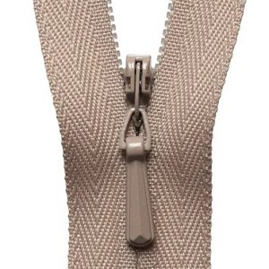 Concealed Zip: 56cm: Fawn