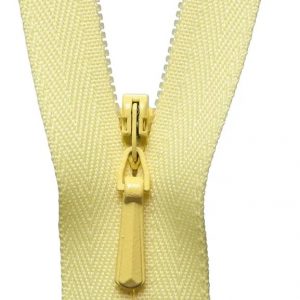 Concealed Zip: 56cm: Lemon