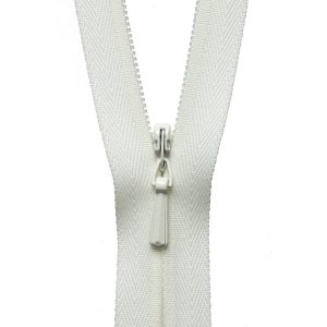 Concealed Zip: 56cm: Cream