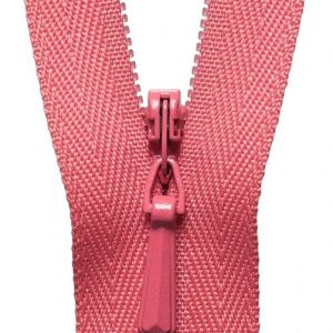 Concealed Zip: 56cm: Coral Pink